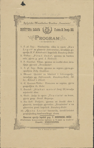 Programi 1892.-1915.