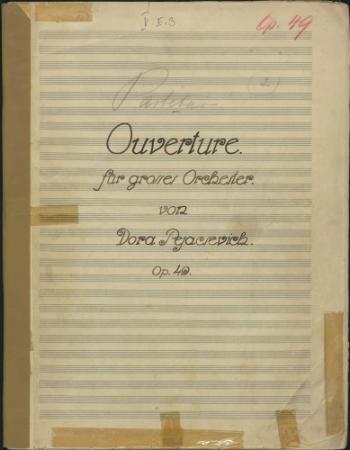 Ouverture für grosses Orchester, op. 49