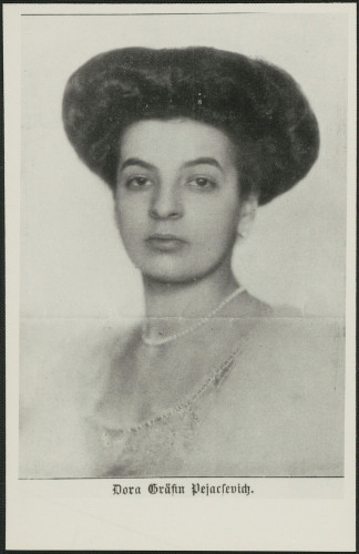 Dora Pejačević, 18 godina stara (presnimka iz časopisa)