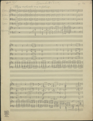 Quintett (h-moll), op. 40