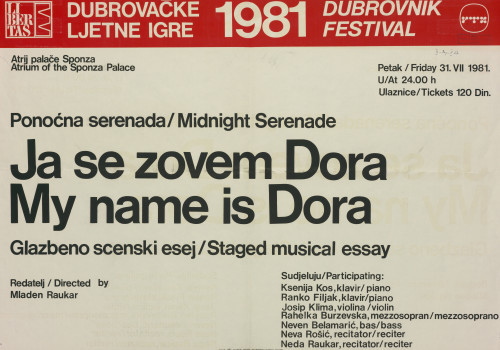 Ja se zovem Dora