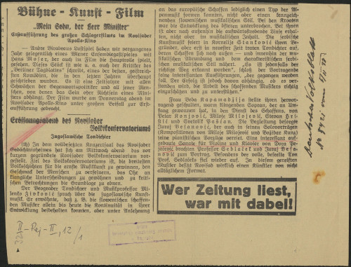 Kritika iz Deutsches Wochenblatta